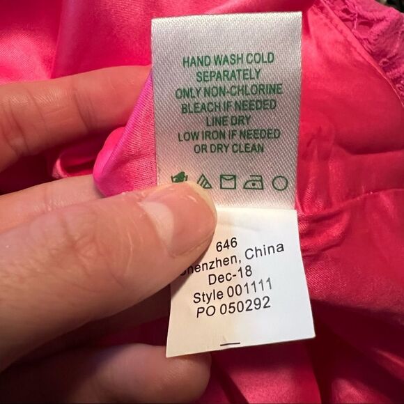 NWT! Lilly Pulitzer Allyson dress in hot pink - Picture 7 of 11